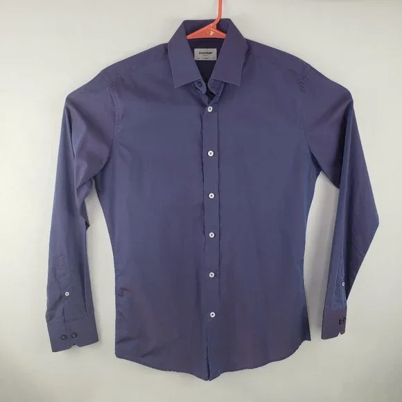 Duchamp Shirts | Duchamp Tailored Fit Button Down Shirt Size 15/M | Color: Purple | Size: 15 | Michaelvigil493'S Closet